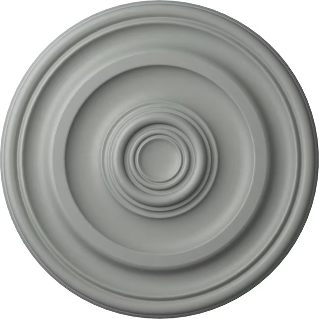 Ekena Millwork Kepler 11.875-in W x 11.875-in L White Polyurethane Ceiling Medallion | Lowe's