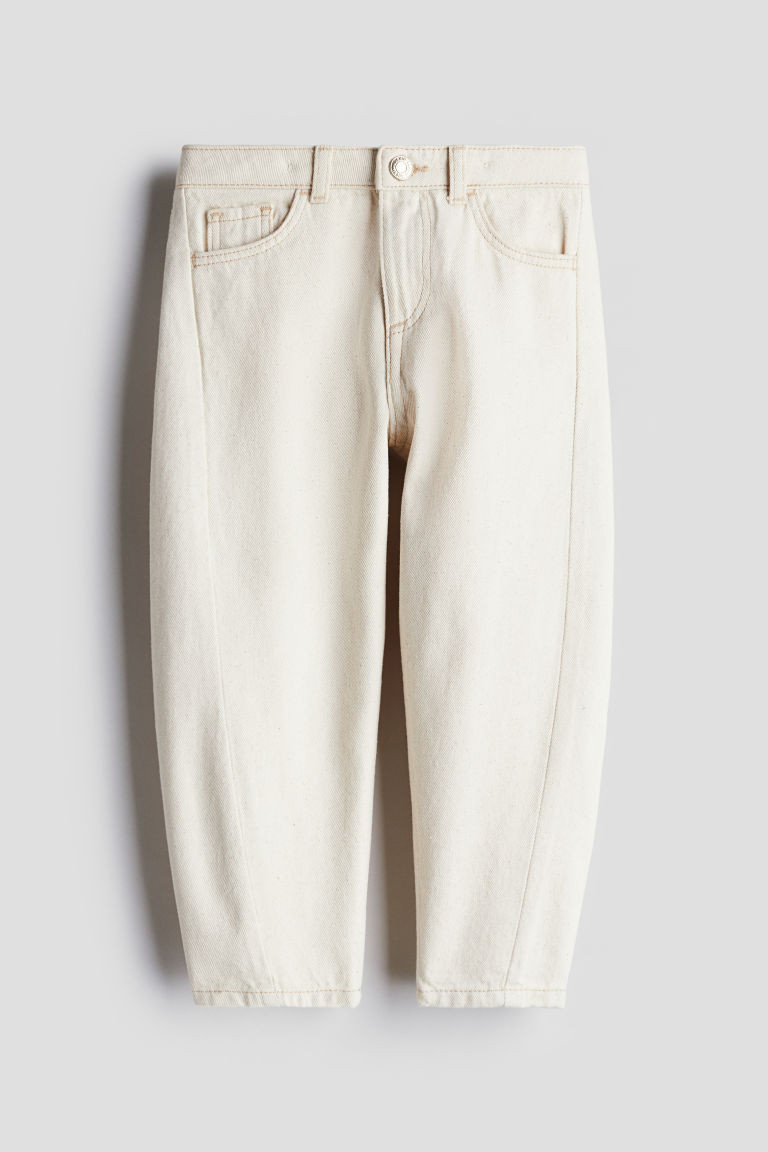 H & M - Loose-Fit Balloon-Leg Jeans - White | H&M (US + CA)