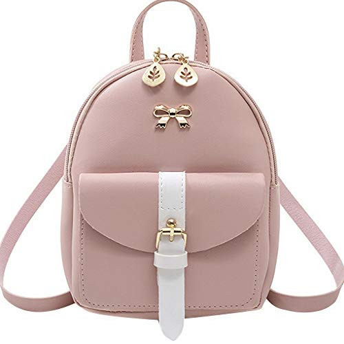 NUWA Mini Backpack Purse for Women & Teen Girls, Cute Crossbody Bag for Cell Phone, Lightweight Travel Daypack, Ideal Present for Her (Pink1) | Amazon (US)