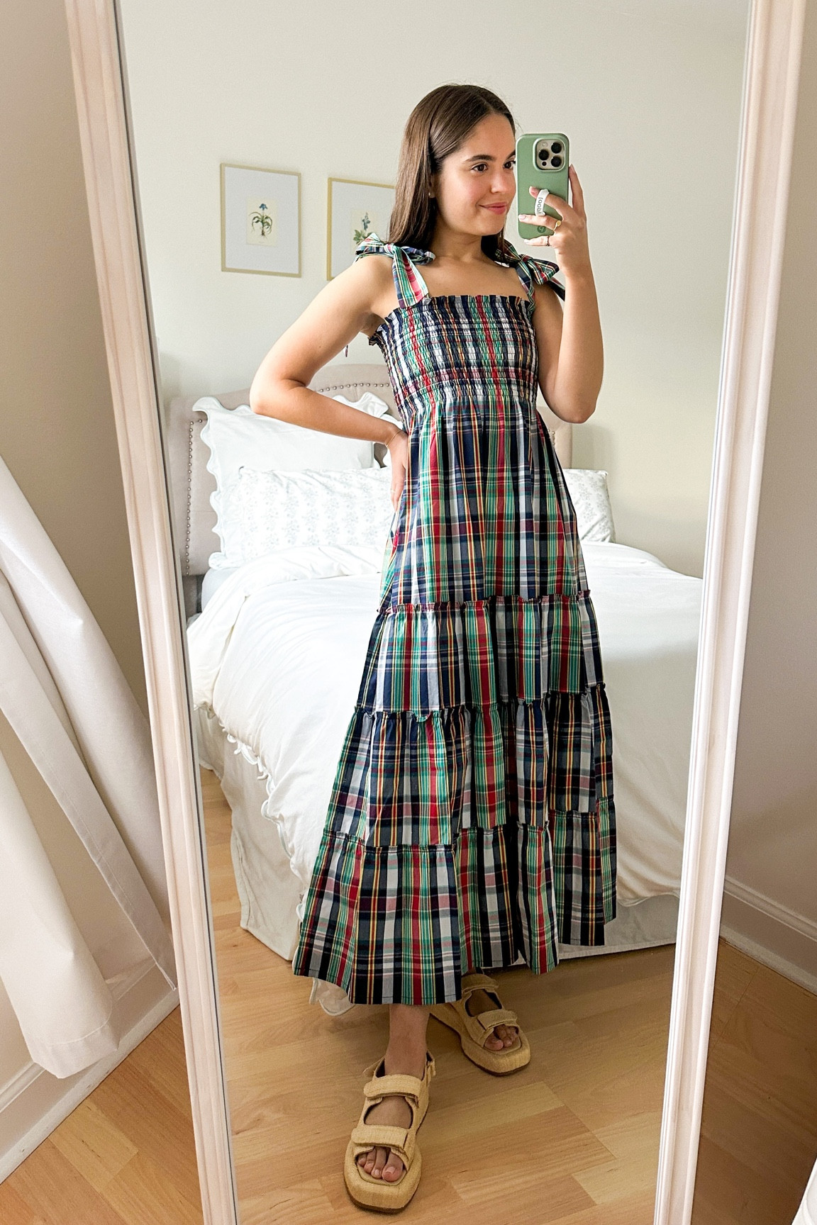Preppy dress for summer