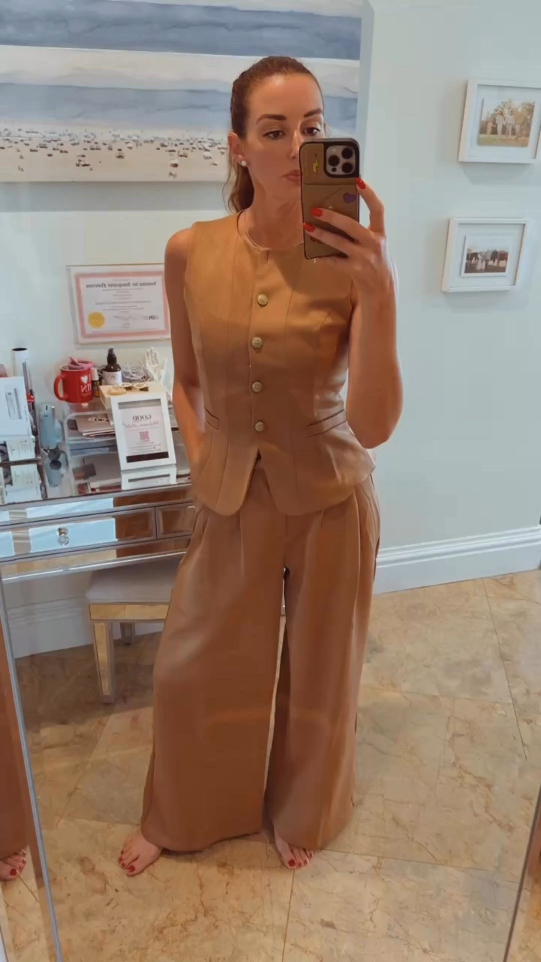 Love this matching vest pants set 

#LTKOver40 #LTKSeasonal #LTKStyleTip