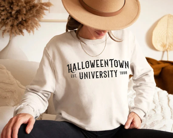 Halloweentown Sweatshirt and Hoodie Halloween Sweatshirt - Etsy | Etsy (US)