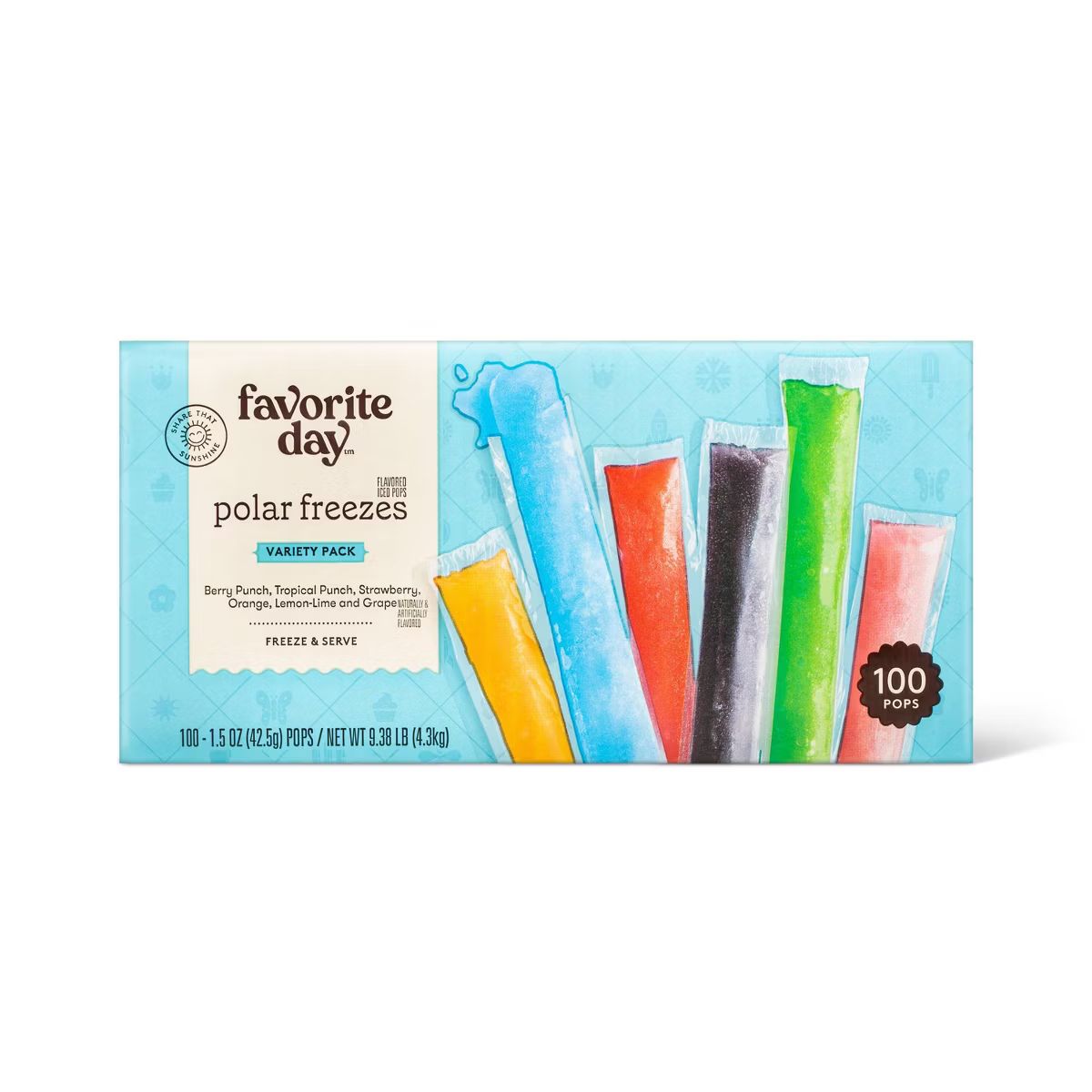 Freeze Pops - 100ct - Favorite Day™ | Target