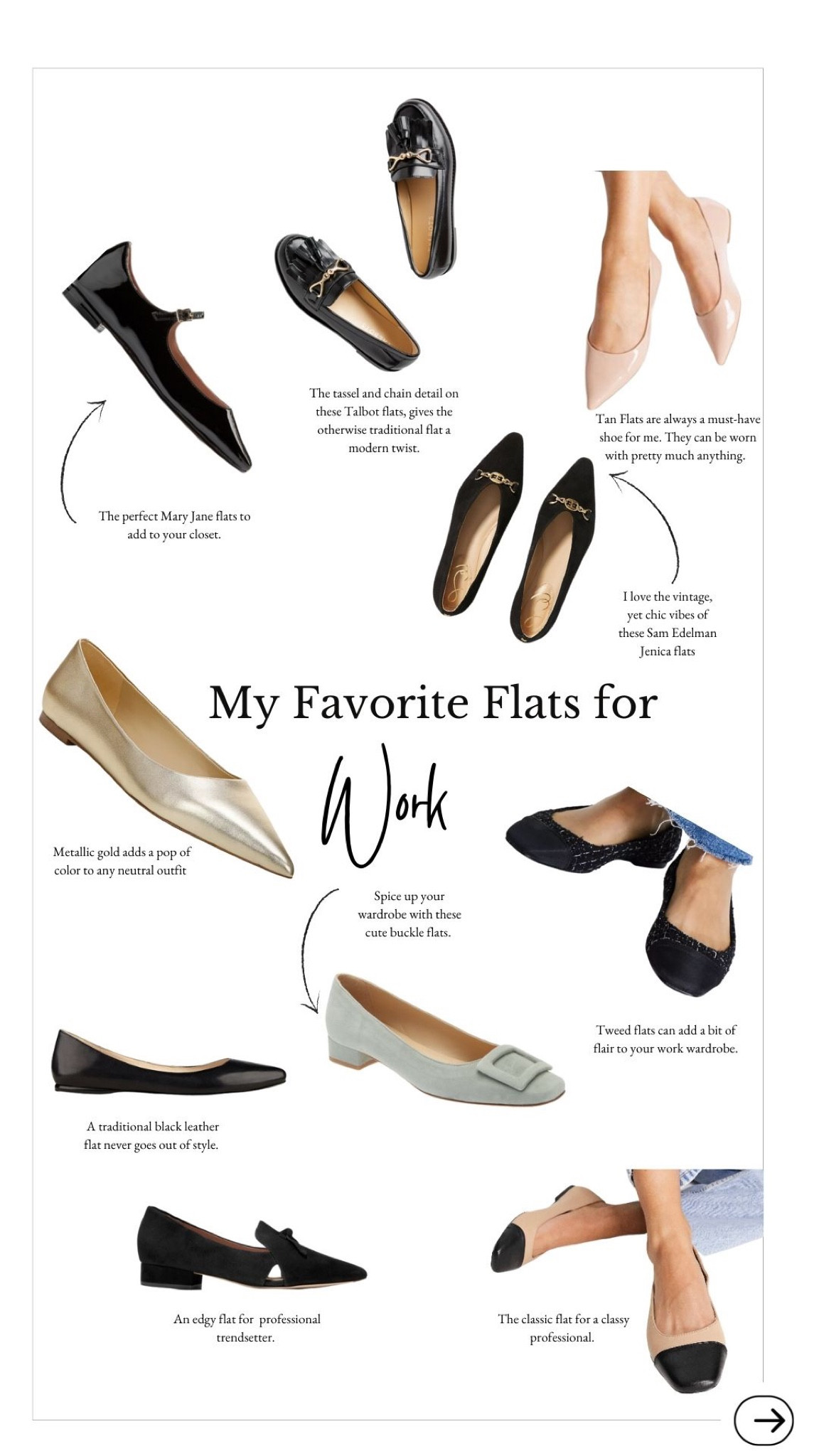 Need flats for the office? A few of my favorite pairs are linked below. #flatsforwork

#LTKstyletip #LTKworkwear
