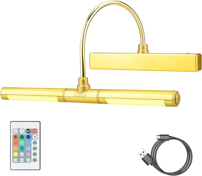 LUXSWAY Wireless Picture Lights for Paintings,Recgargeable Battery Art Display Light with Remote ... | Amazon (US)