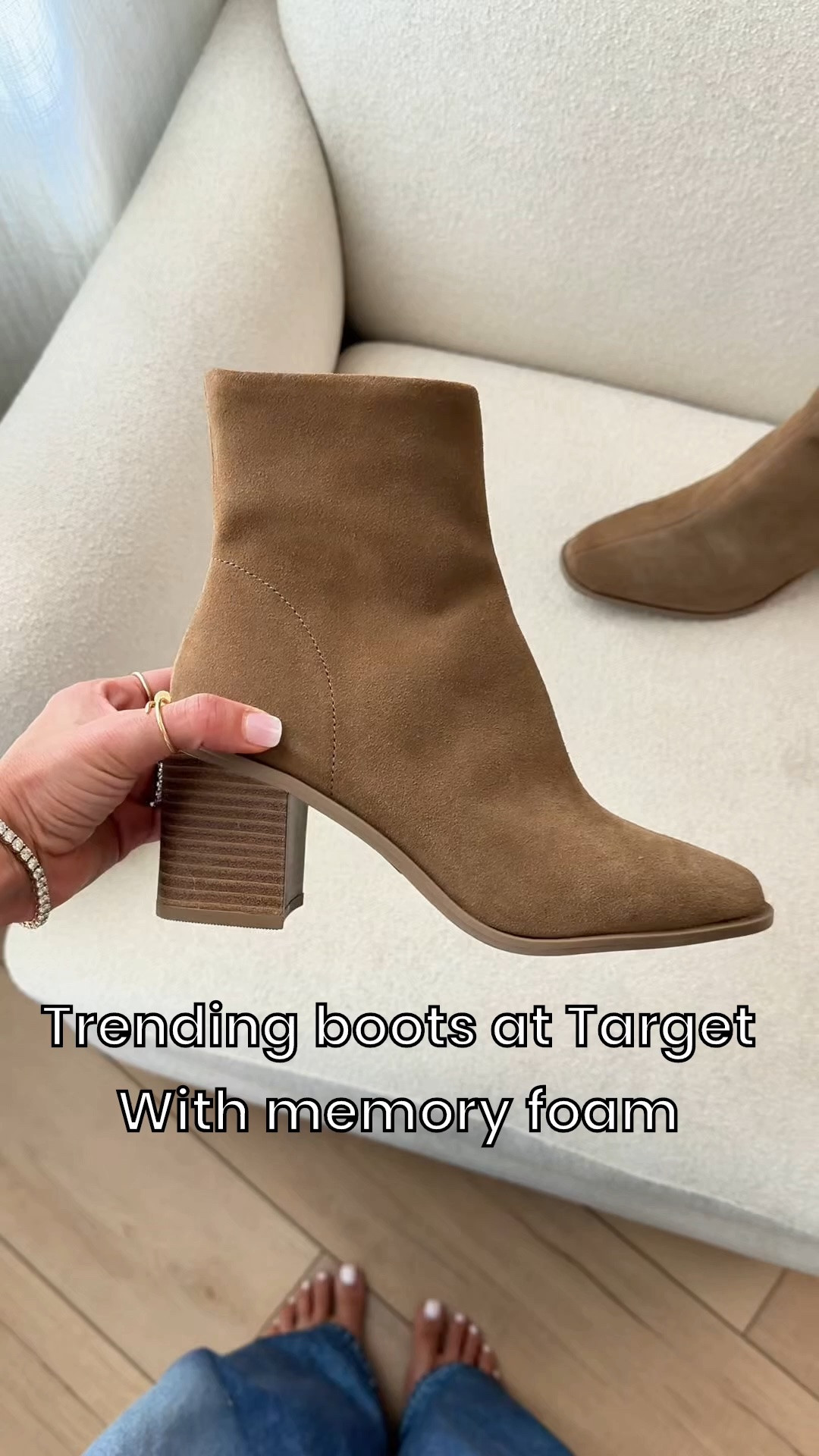 New fall shoes at Target. Fall booties. Fall style. Block heel booties. Fall outfits. Elevated casual outfits. Business casual outfits. Teacher outfits. Mom outfits. TTS for me and super chic!

#LTKgrwm #LTKootd #LTKSeasonal