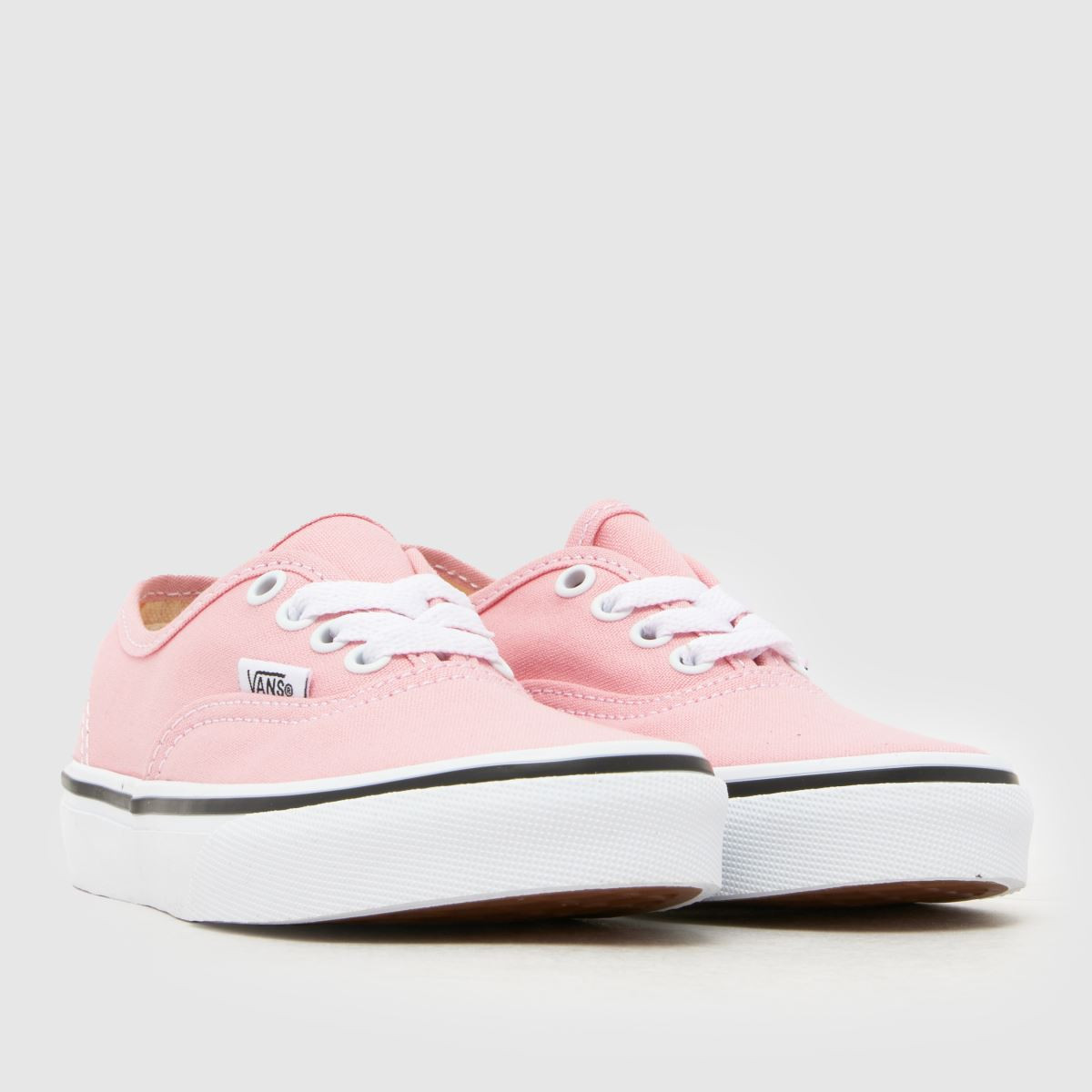Kids Girls Junior Pale Pink Vans Authentic Trainers | schuh | Schuh