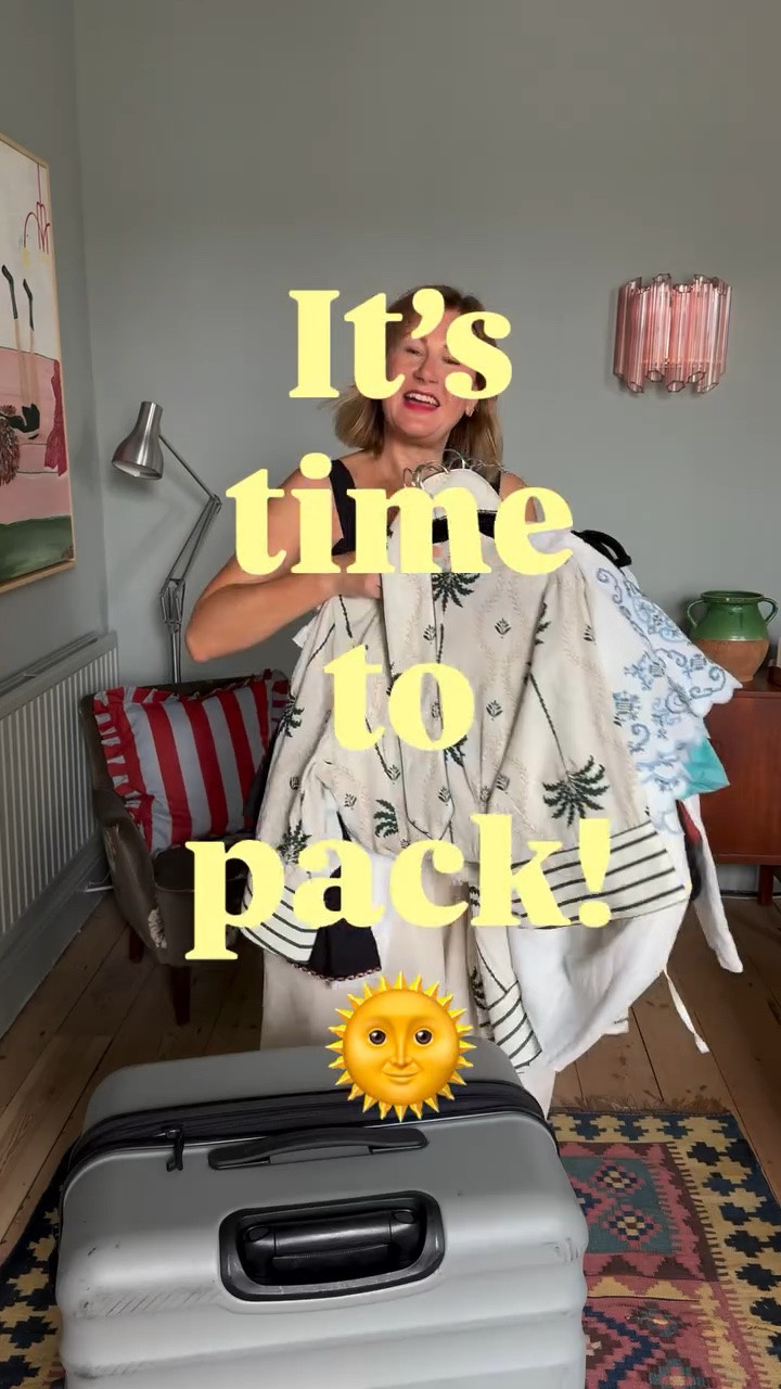 Holiday packing! 😎 for 2 weeks away ✈️ 
You know Im not a light packer and there will be some swimwear, basics and more shorts on top of this but holiday outfits give me life! Let me know what you think (links on stories/ July highlights) and if you want to know where anything is from xx

*feat some pr products 

#holidayoutfit #summeroutfits #holidaypacking