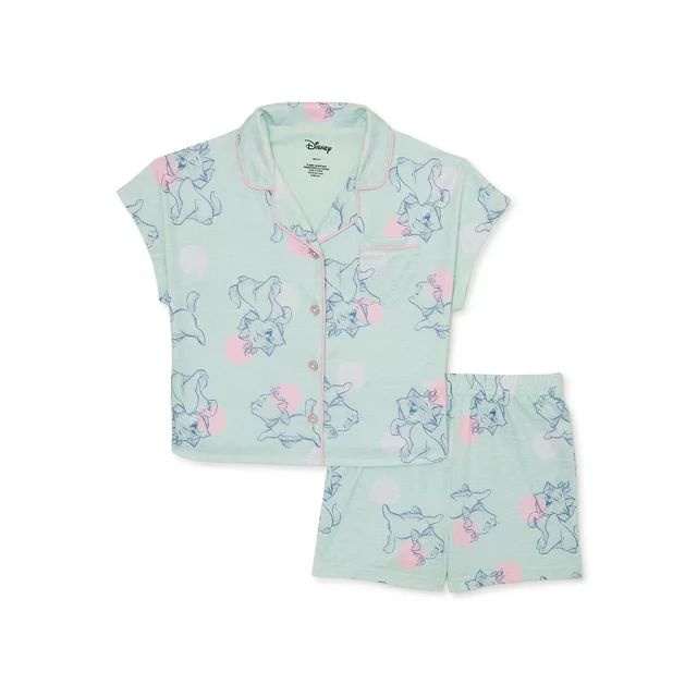 The Aristocats Toddler Girl Print Pajama Set, 2-Piece, Sizes 2T-5T | Walmart (US)