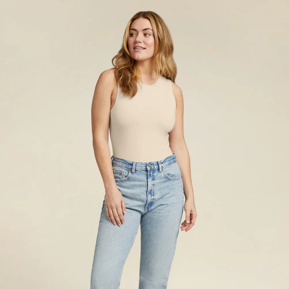 Women's Classic Crew Tank Bodysuit | nuuds