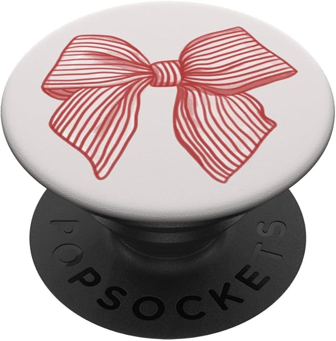 Coquette Red Bow PopSockets Standard PopGrip | Amazon (US)