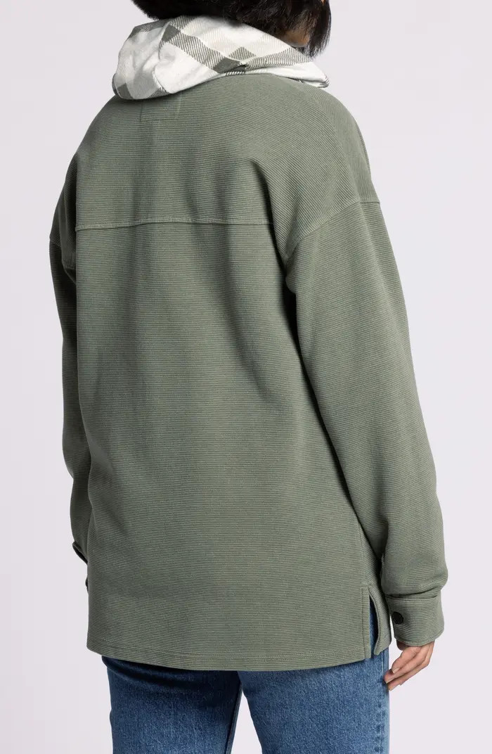 Brooke Oversize Cotton Blend Shirt Jacket | Nordstrom