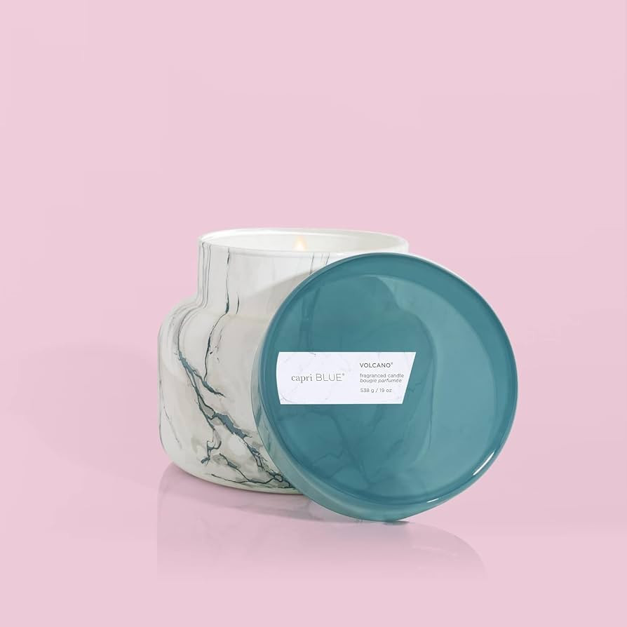 Capri Blue - Modern Marble Jar Candles - Luxury Candle for Home Scented - Soy Candle Blend - Long... | Amazon (US)