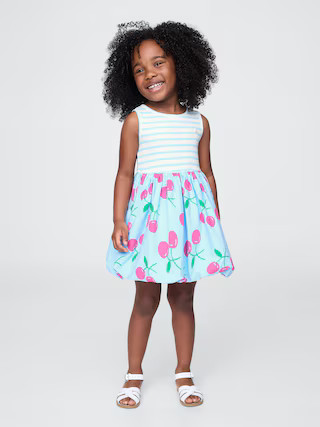 Baby & Toddler Mixed Media Bubble Dress | Gap (US)