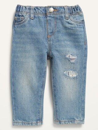 Unisex Loose Rip-and-Repair Jeans for Baby | Old Navy (US)