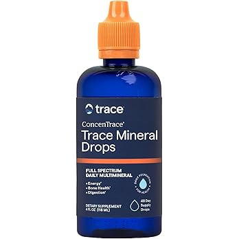 Trace Minerals ConcenTrace Trace Mineral Drops | Supports Energy, Digestion, Bone Health & Hydrat... | Amazon (US)