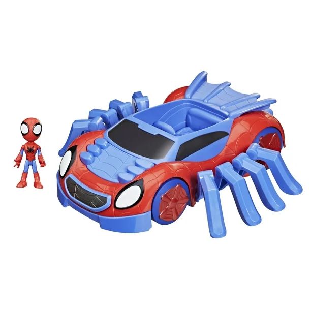 Spidey and His Amazing Friends Ultimate Web-Crawler Car Play Vehicle, Spidey Stunner Feature | Walmart (US)