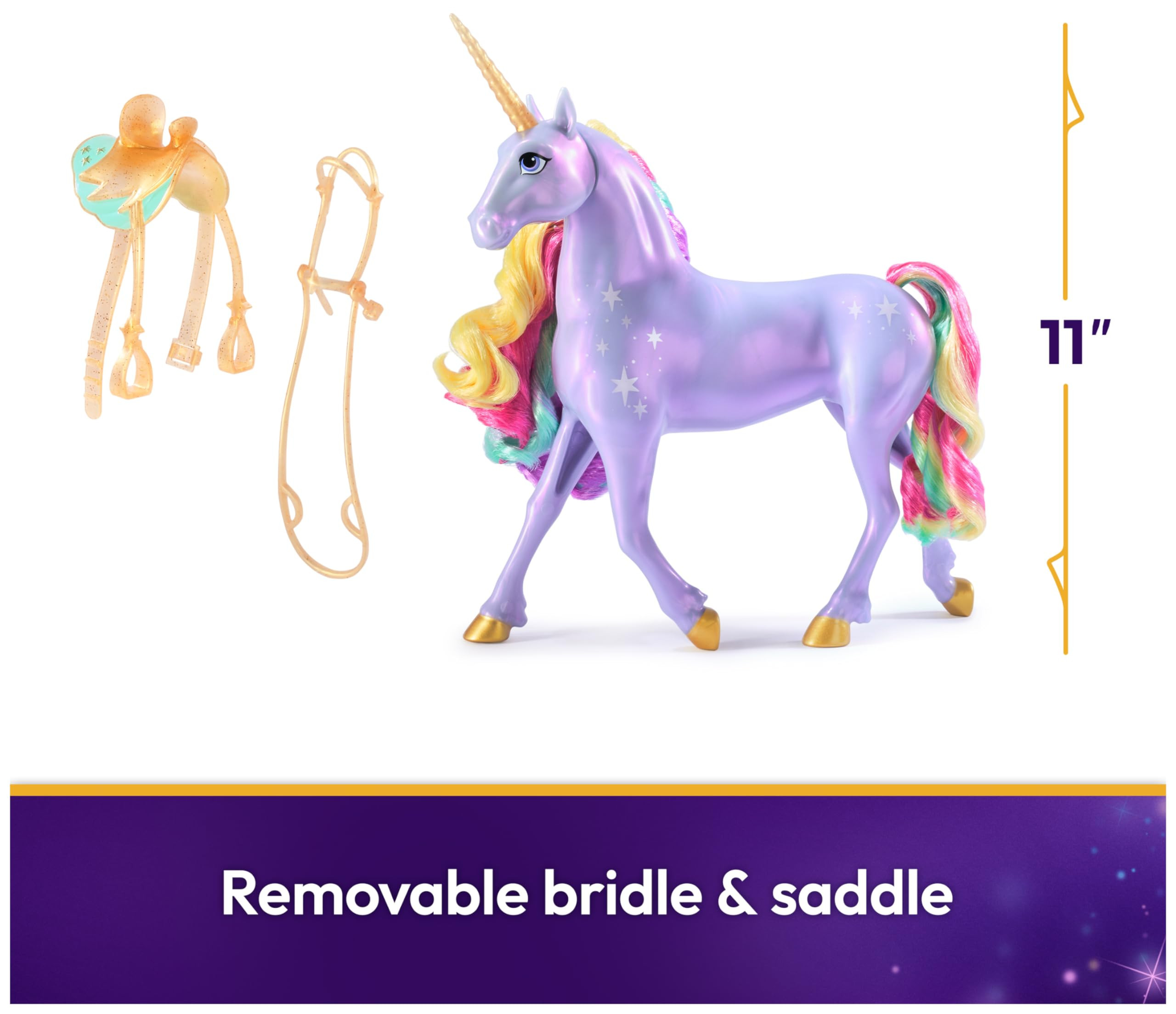 Unicorn Academy, Interactive Rainbow Light-up Wildstar with Lights, Sounds & Music, Dolls & Unico... | Amazon (US)