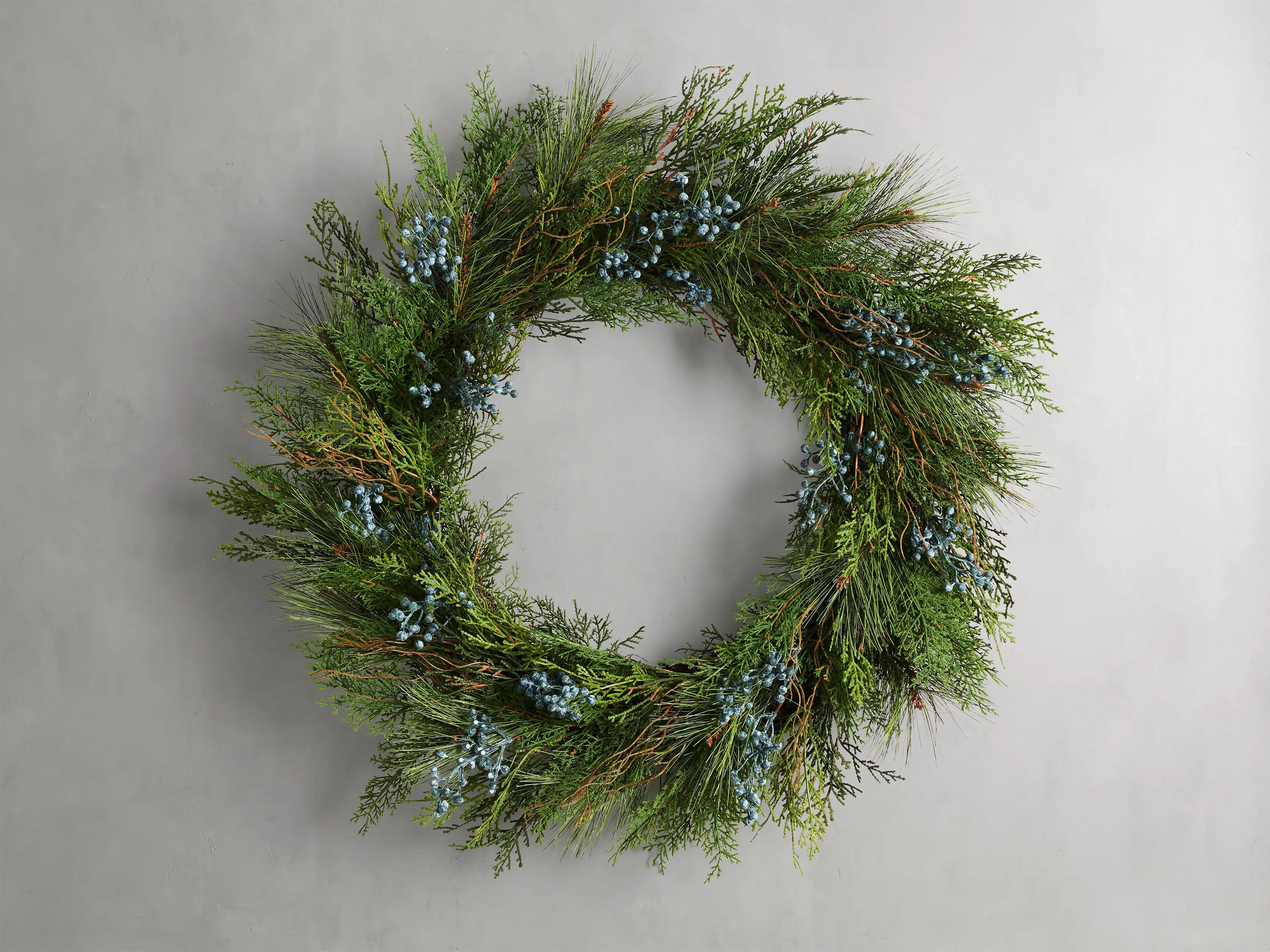 Juniper Cedar Pine Wreath | Arhaus
