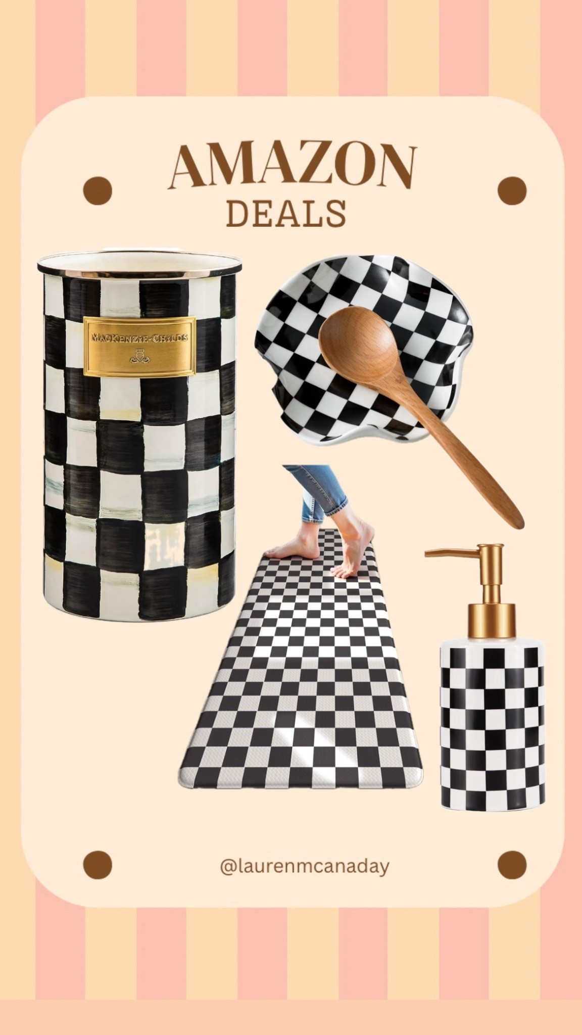 For the checkered print loversssss! Amazon for the win!

#LTKSaleAlert #LTKMothersDay #LTKHome