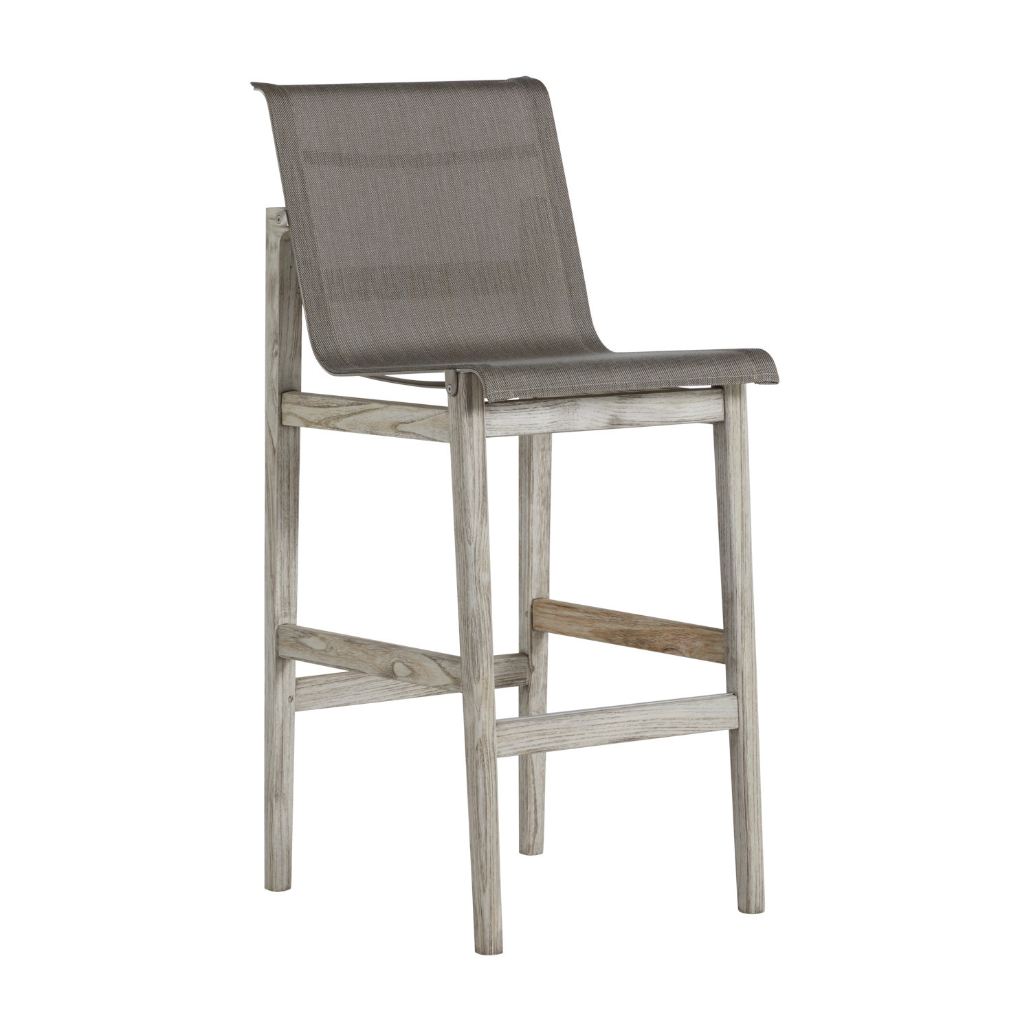 Coast Teak 30 Inch Barstool In Oyster Teak | 1stopbedrooms