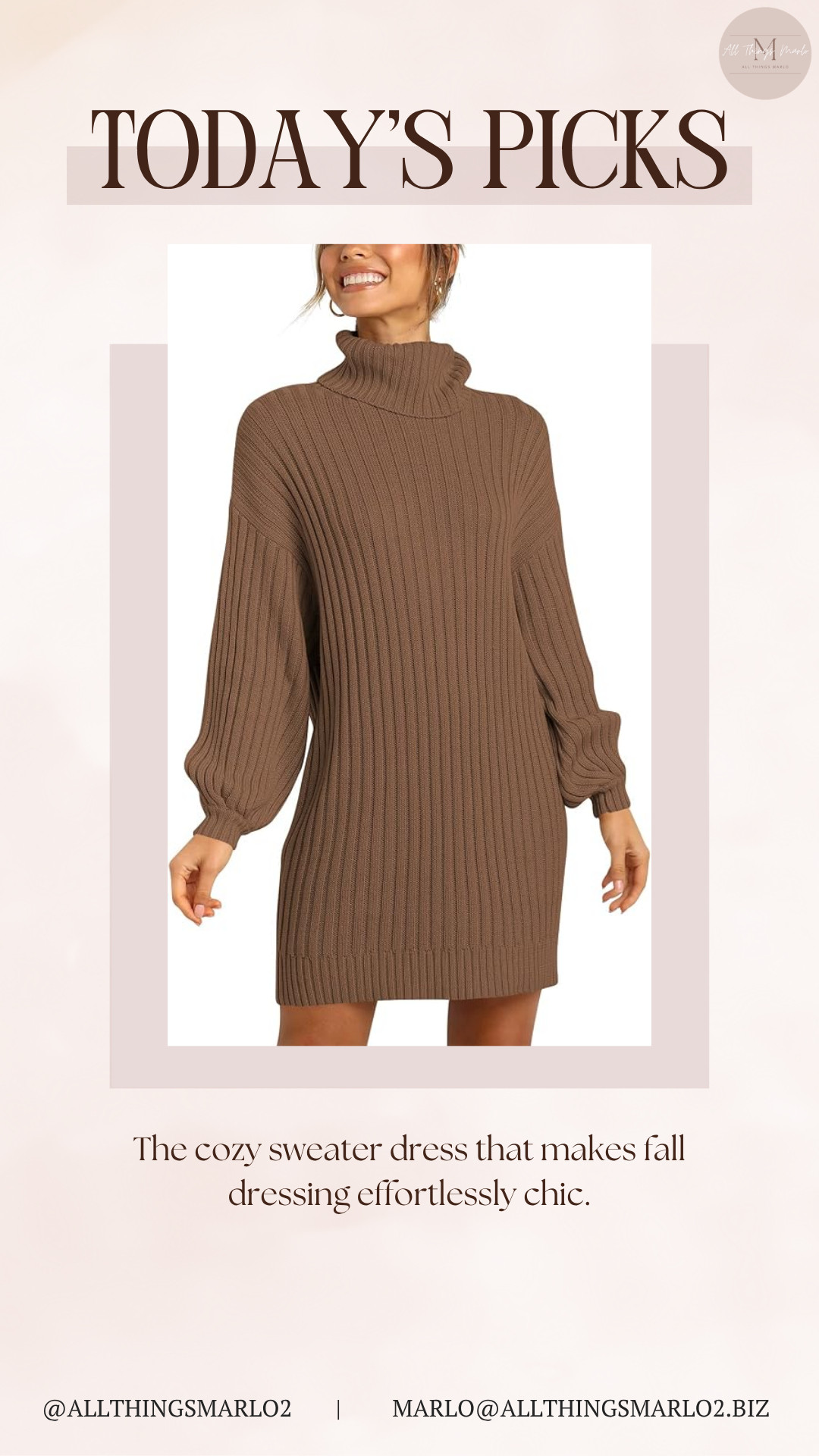 The cozy sweater dress that makes fall dressing effortlessly chic. 

 #LTKSeasonal #LTKWorkwear #LTKTravel
