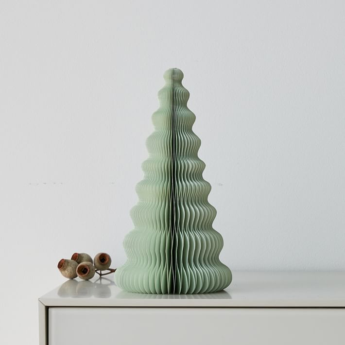 Neutral Accordion Paper Trees | West Elm (US)