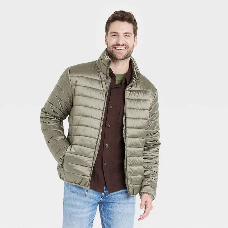 Men's Lightweight Puffer Jacket - Goodfellow & Co™ | Target