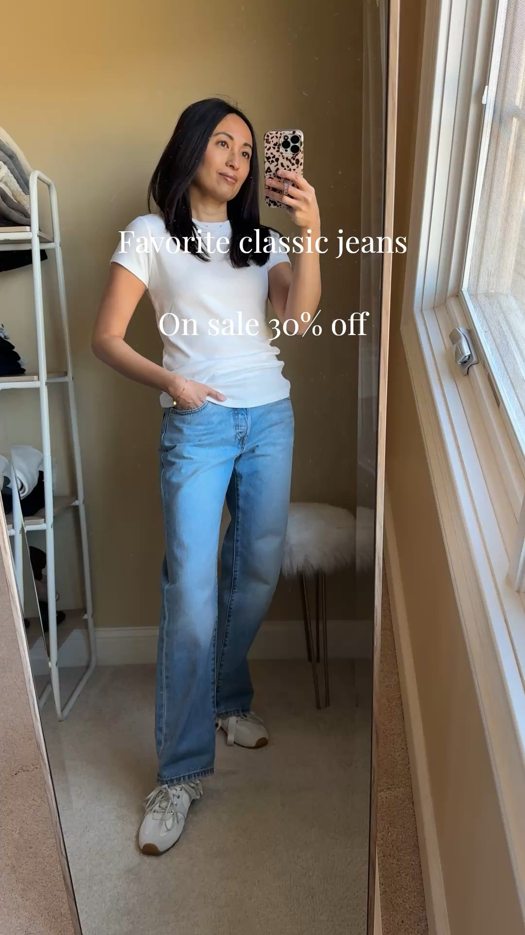 Spring outfits. 
Favorite classic jeans are on sale 30% off @levi 
Straight leg style in a really good vintage look wash. Their best selvedge denim that gets better over time. 
I size up and take the 30 inch length. 


#LTKootd #LTKOver40