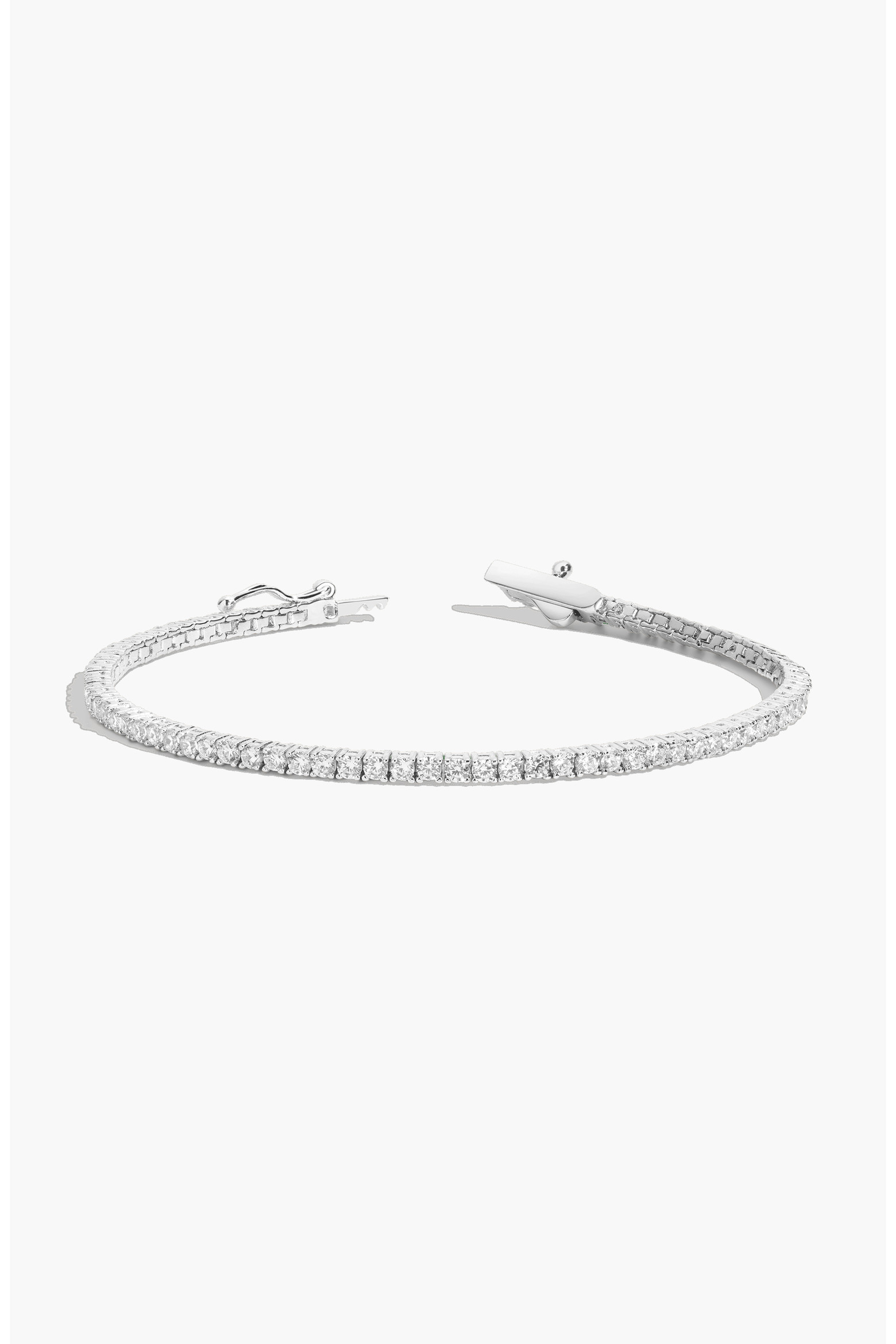 Lab Grown 3ct White Sapphire Tennis Bracelet (Women) | Nordstrom | Nordstrom