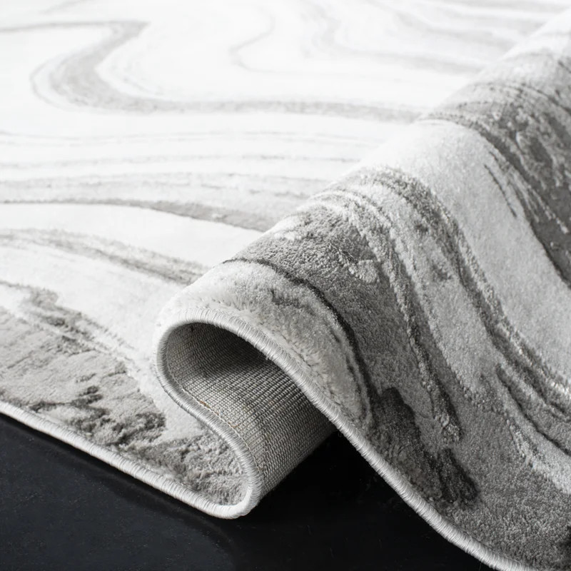 Swindle Abstract Gray Area Rug | Wayfair Professional