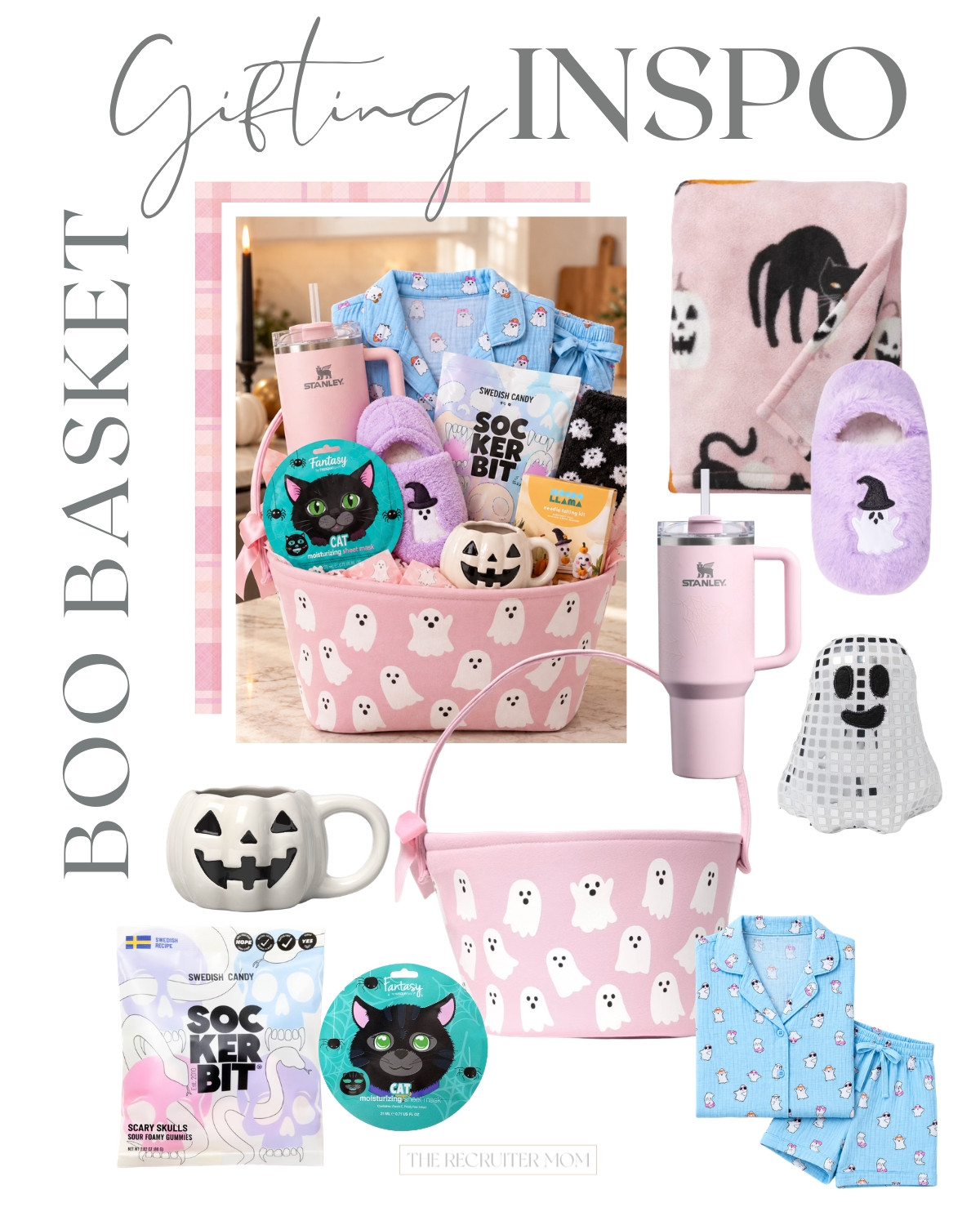 The cutest pink Halloween boo basket! 💕👻 Cozy pajamas, slippers, Stanley + sweet little self-care treats make this perfect for teen girls.

#LTKmomlife #LTKSeasonal #LTKKids