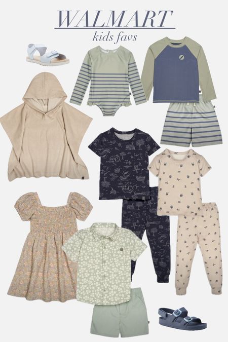 Walmart kids favs atm! Love the muted tones & matching suits😍 (recommend sizing up, this line runs small) 

#LTKSeasonal #LTKkids #LTKGiftGuide