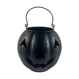 8.5" Black Jack-O'-Lantern Candle Holder by Ashland® | Michaels | Michaels Stores