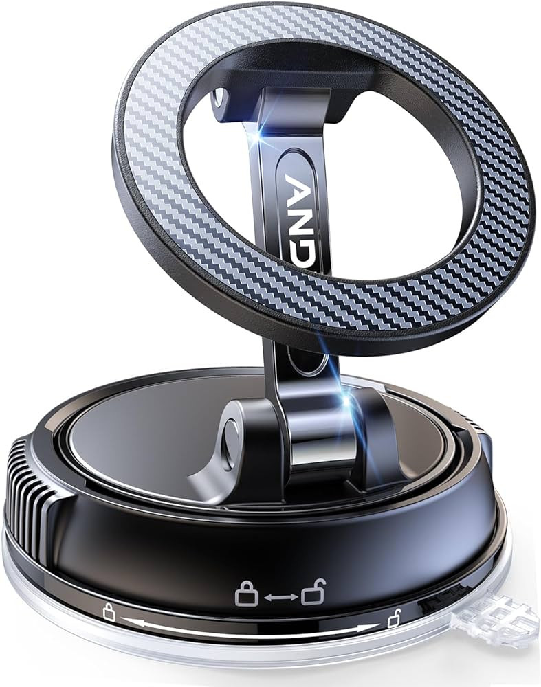 Car Phone Holder for Magsafe [78+LBS Strongest Suction & 2400gf Strongest Magnetic] 360° Adjusta... | Amazon (US)