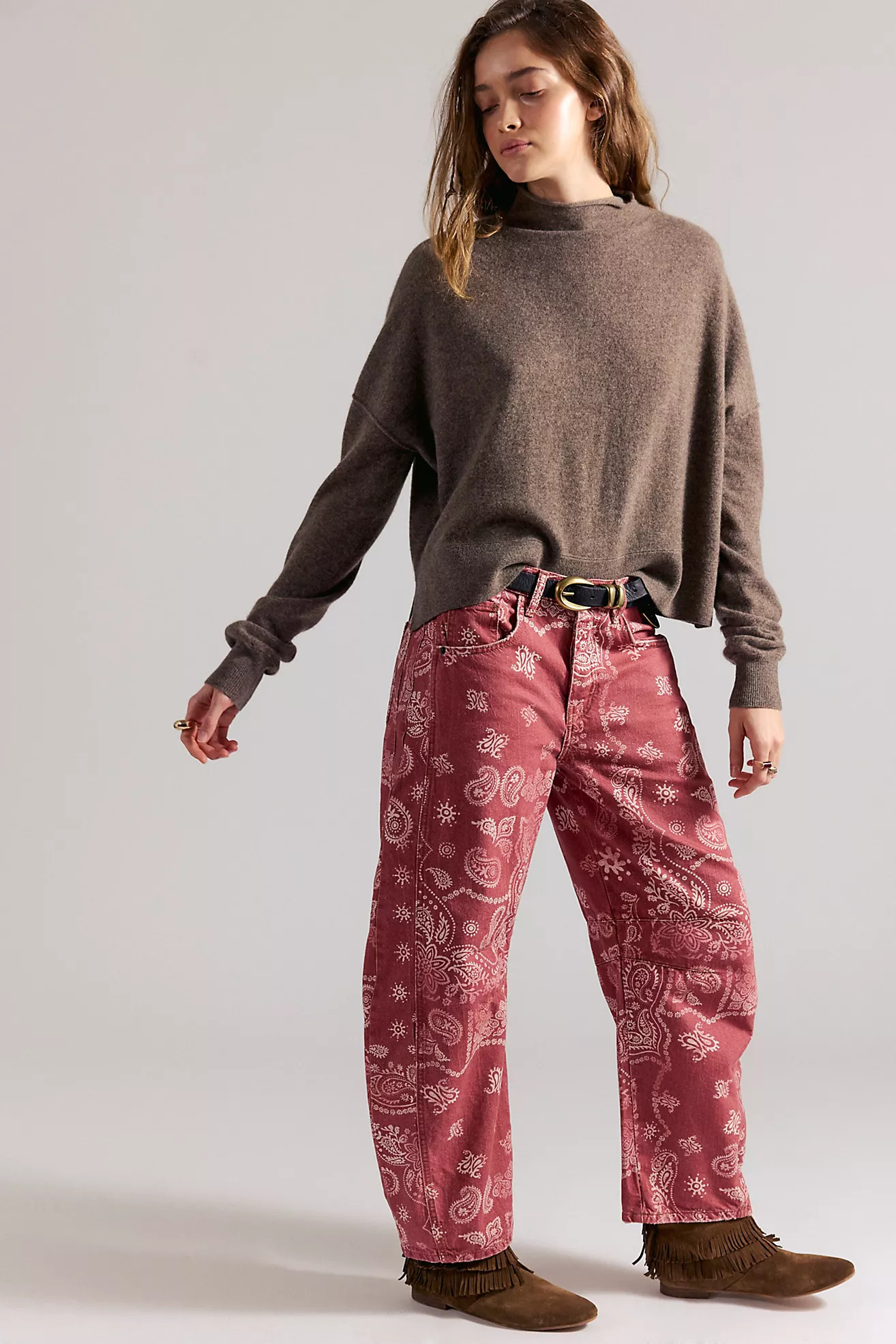 Ambrose Cashmere Turtleneck Sweater | Free People (UK)