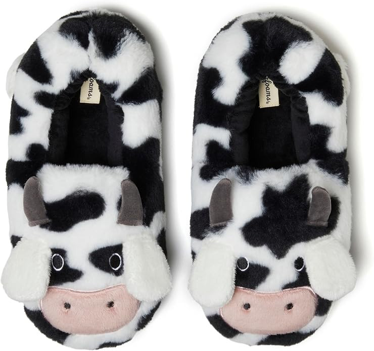 Dearfoams Unisex-Adult Matching Family Holiday Christmas Reindeer & Turkey Scuff Slipper | Amazon (US)