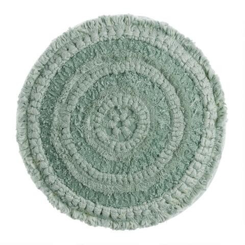Tufted Concentric Circle Throw Pillow | World Market