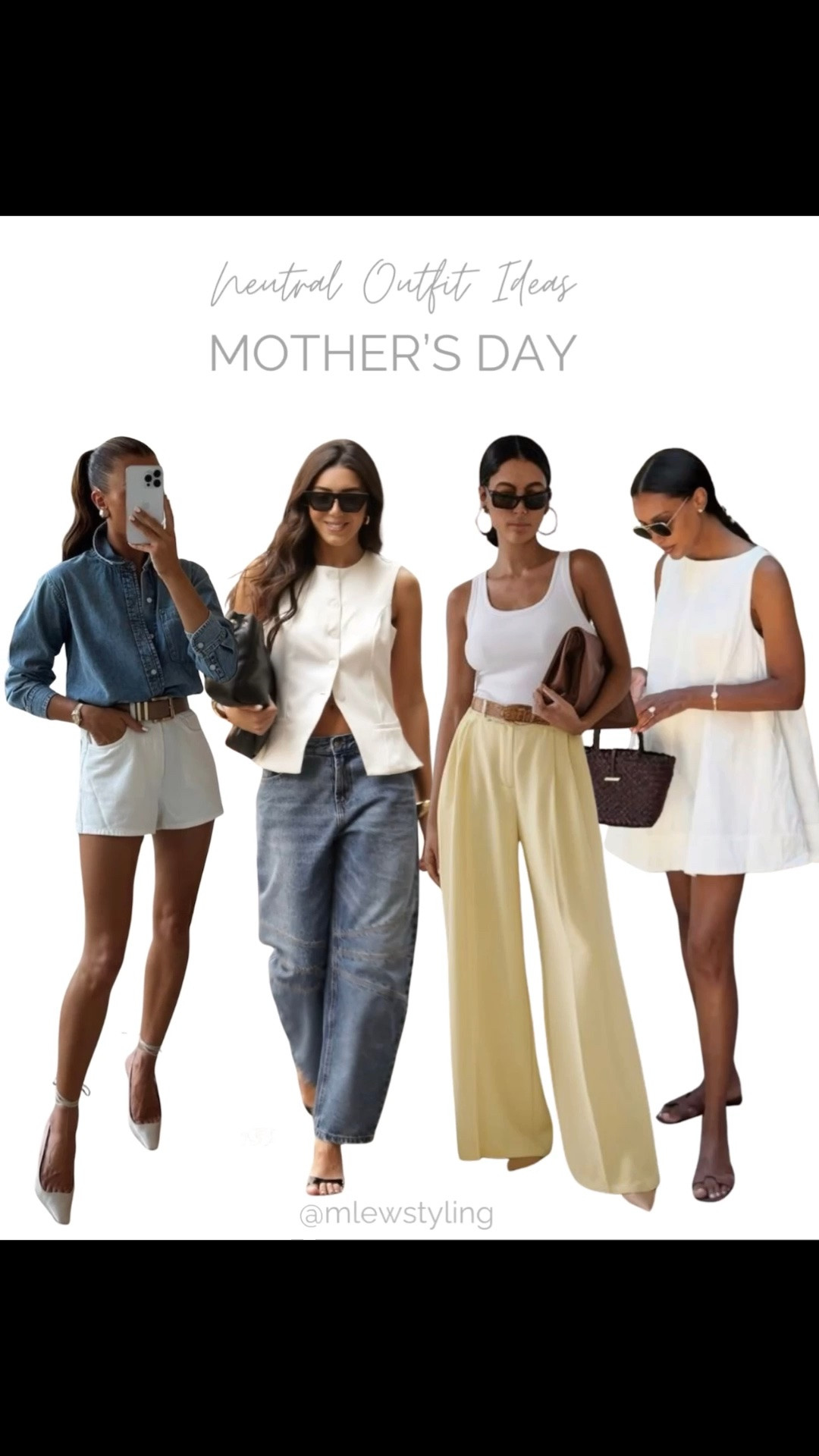 Neutral outfit ideas for Mother’s Day - easy to recreate using items you already have in your closet 🌻

#LTKcanada #LTKstyletip #LTKpartywear