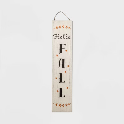 31" Reversible Trick or Treat/Hello Fall Halloween Sign - Hyde & EEK! Boutique™ | Target