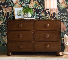 Oliver 6-Drawer Dresser (51w x 20d") | Pottery Barn Kids