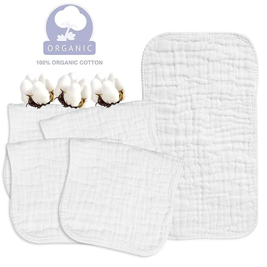 Muslin Burp Cloths Made from 100% Cotton,Saliva Towel,Multi-Use Soft Burp Cloths Boys/Girls - Exc... | Amazon (US)