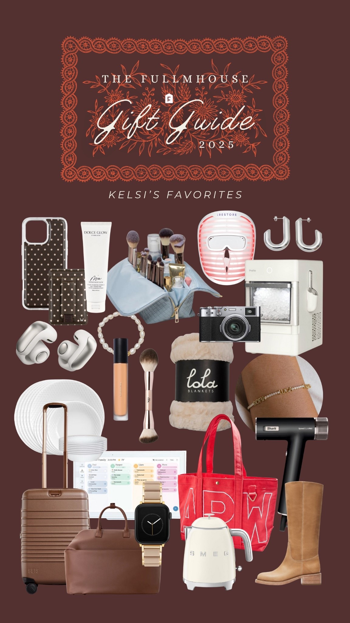 My favorite items that I use everyday (and one I’ve got on my wishlist- that travel bag!)