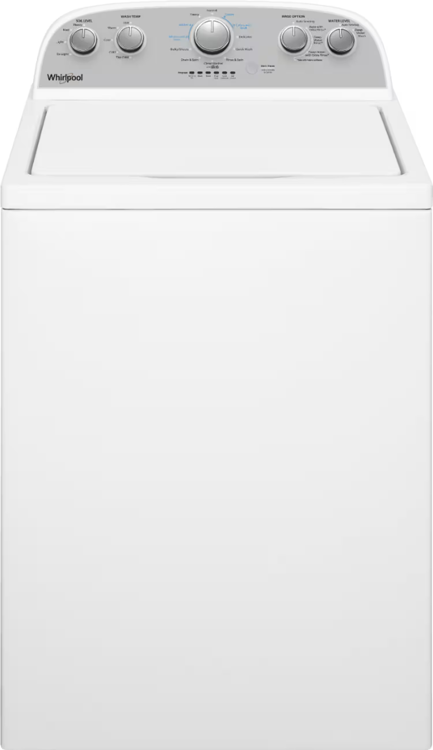 Whirlpool 3.8 Cu. Ft. High Efficiency Top Load Washer with 360 Wash Agitator White WTW4955HW - Be... | Best Buy U.S.