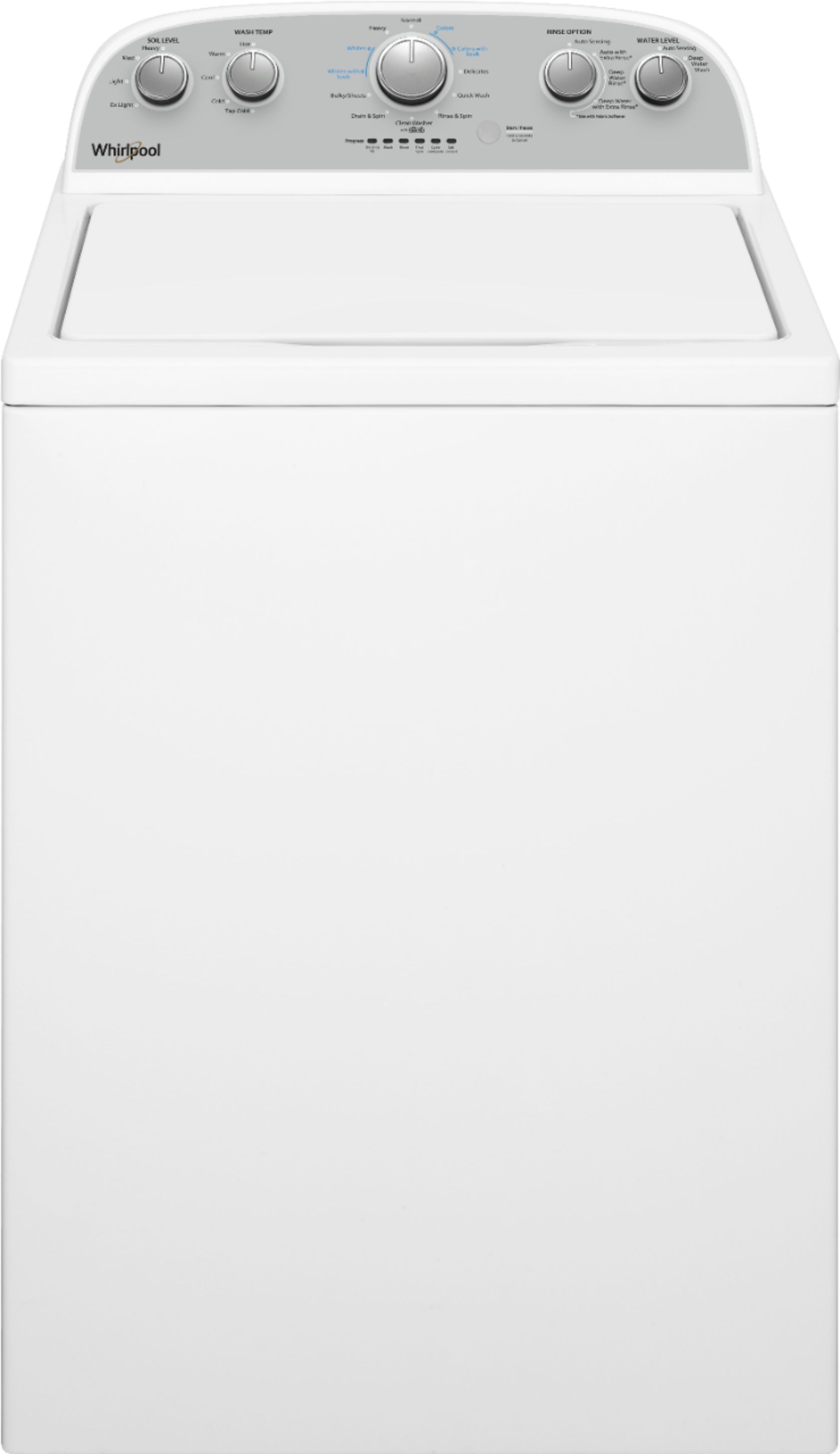 Whirlpool 3.8 Cu. Ft. High Efficiency Top Load Washer with 360 Wash Agitator White WTW4955HW - Be... | Best Buy U.S.