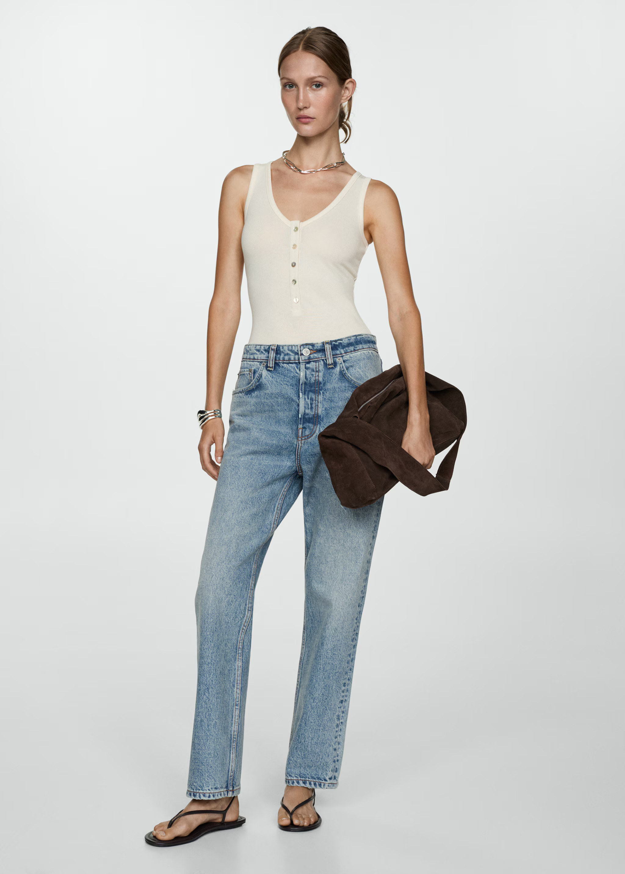 Loose boyfriend-style jeans - Women | MANGO United Kingdom | MANGO (UK)