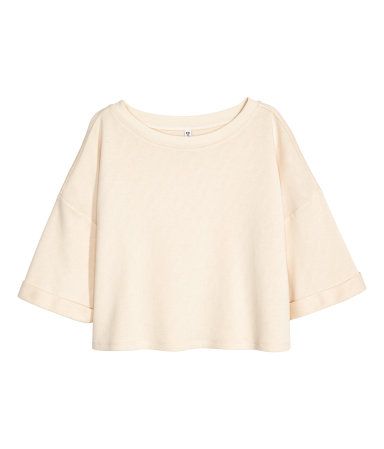 H&M Short-sleeved Sweatshirt $14.99 | H&M (US)