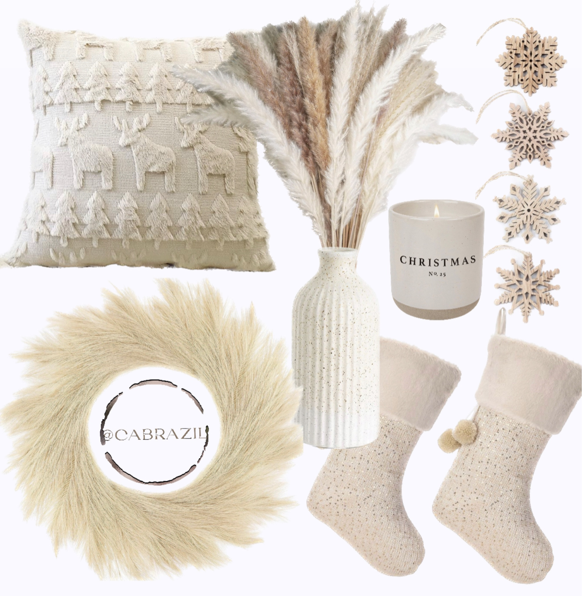 Cream and beige Christmas decor. Simple and minimalistic 

#LTKSeasonal #LTKhome #LTKHoliday