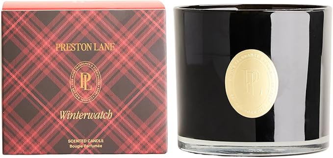 Preston Lane Luxury 3-Wick Scented Candle, Winterwatch, 24 oz Hand-Poured in USA | Long Burn Time... | Amazon (US)