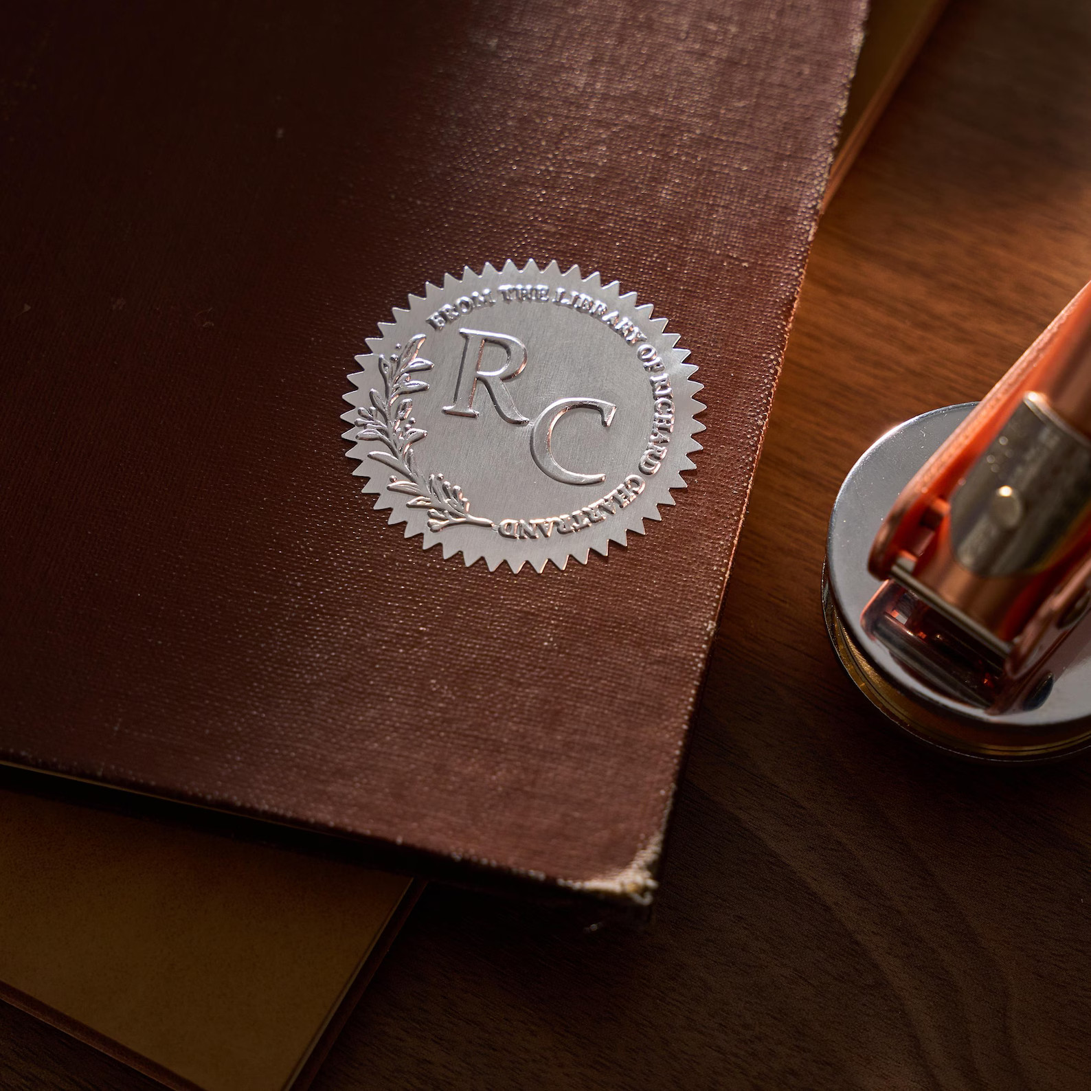 Custom Embosser, Library Design, Personalized Book Embosser, Book Lovers Gift, Invitation Embosse... | Etsy (US)